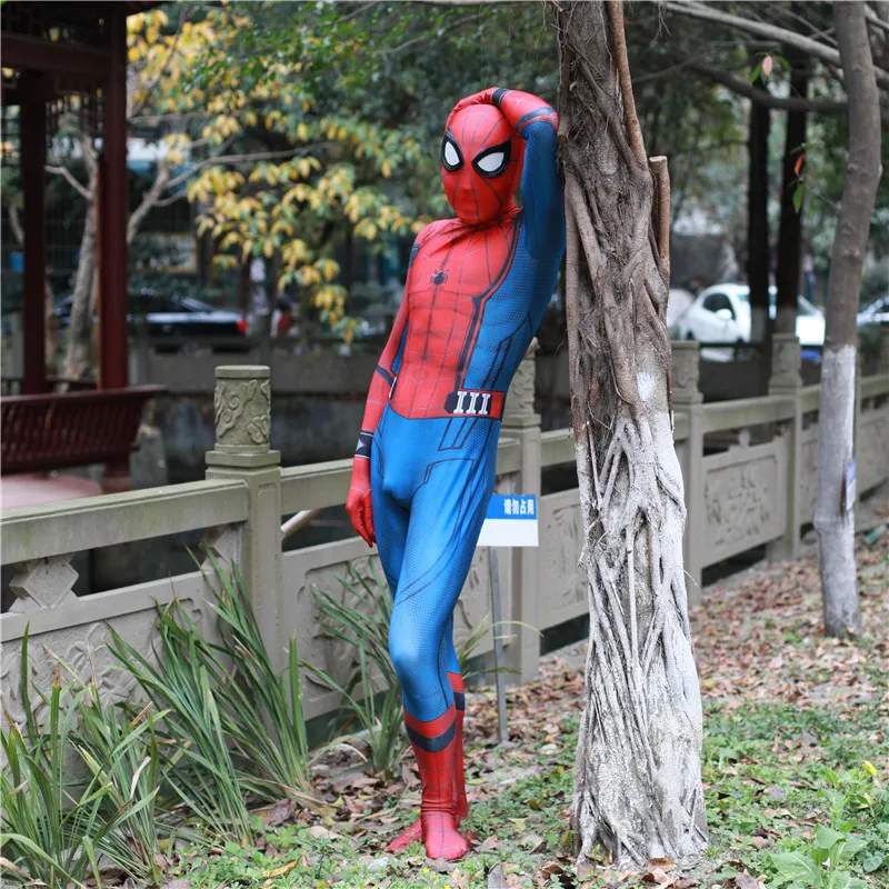 2018 Nouveaux Enfants Adultes Spiderman Costume Costumes Spiderman