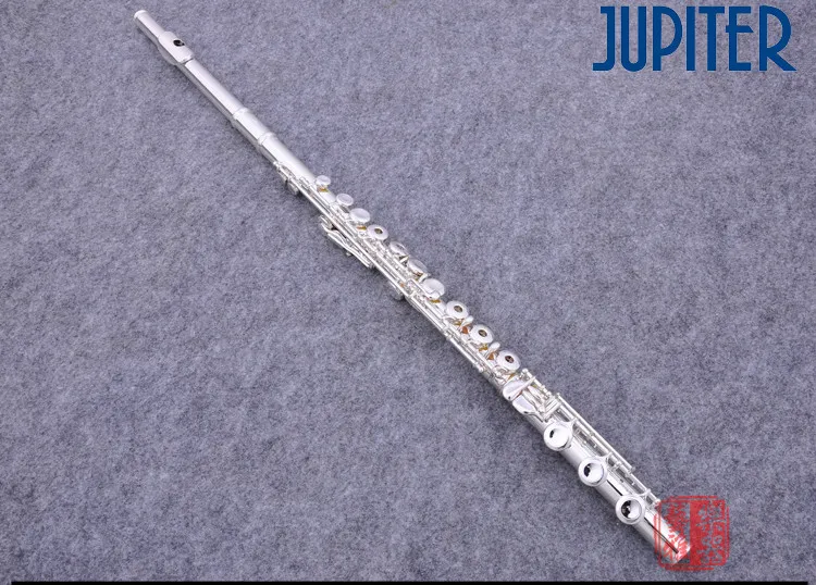 JUPITER JFL 711 RBES 17 Holes Open Flute C Tone Cupronickel Silver