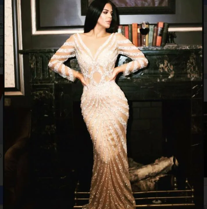 evening dress yousef aljasmi kim kardashian cap sleeveless vneck beaded sheath long dress almoda gianninaazar zuhlair murad ziadnakad
