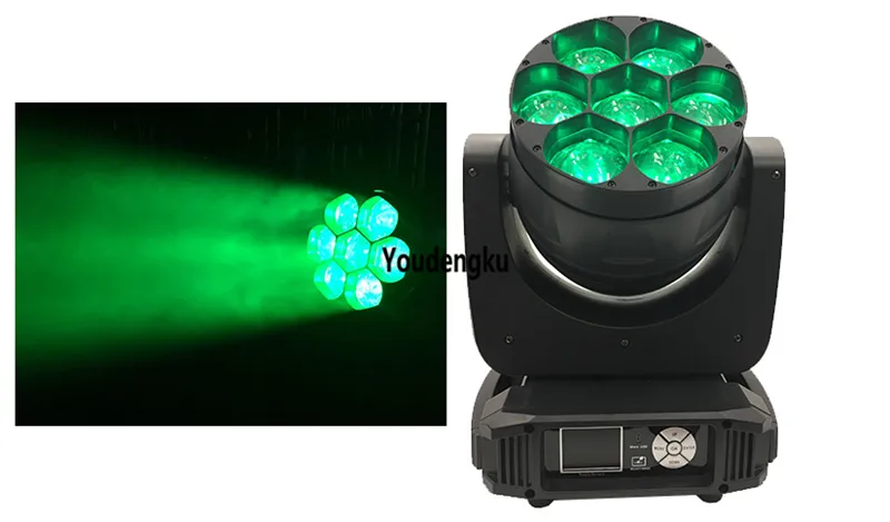 10pcs lyre wash avec zoom 7x40w rgbw osram led beam moving head light moving head b eye