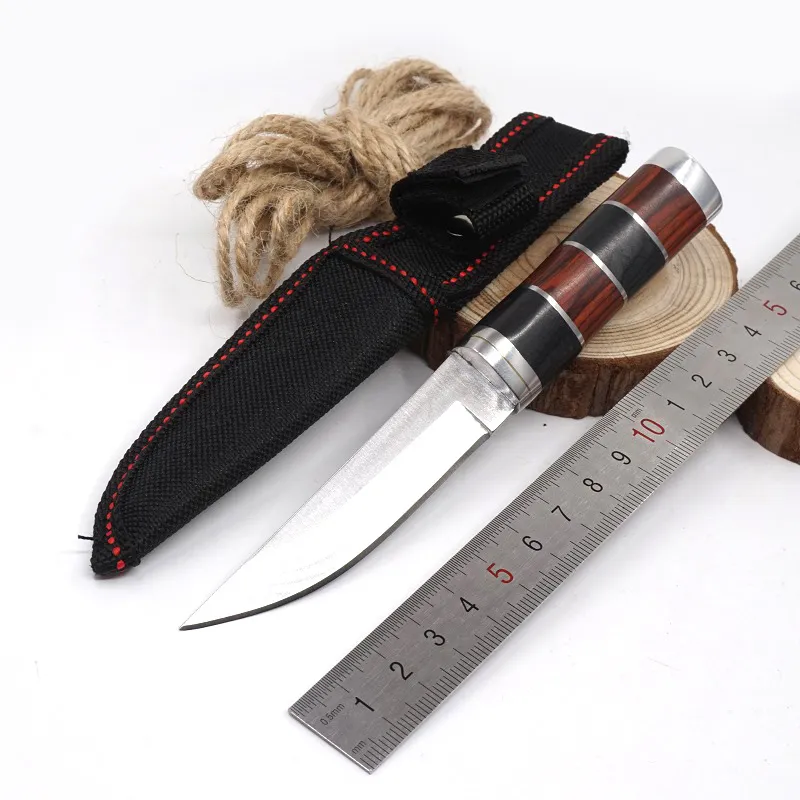 SR K30 Mini cuchillo de hoja fija 3Cr13 Cuchillos de bolsillo de supervivencia para acampar Cuchillo portátil de caza al aire libre Herramientas EDC ENVÍO GRATIS