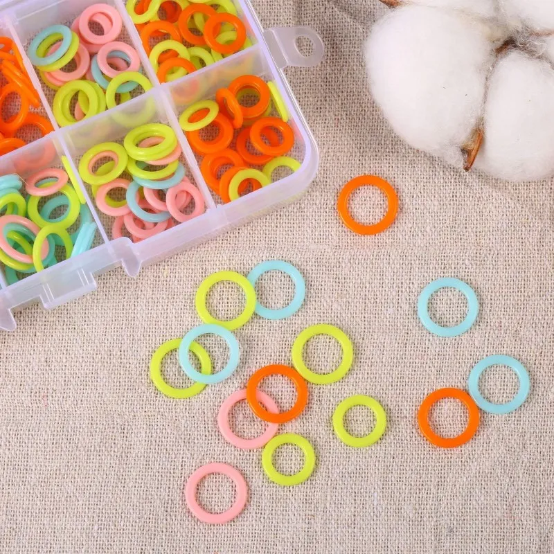 Knitting Tone Markers Set With Stitch Rings, Crochet Locking, And Plastic  Storage Box Assorted Colors From Samgamibaby, $1.01