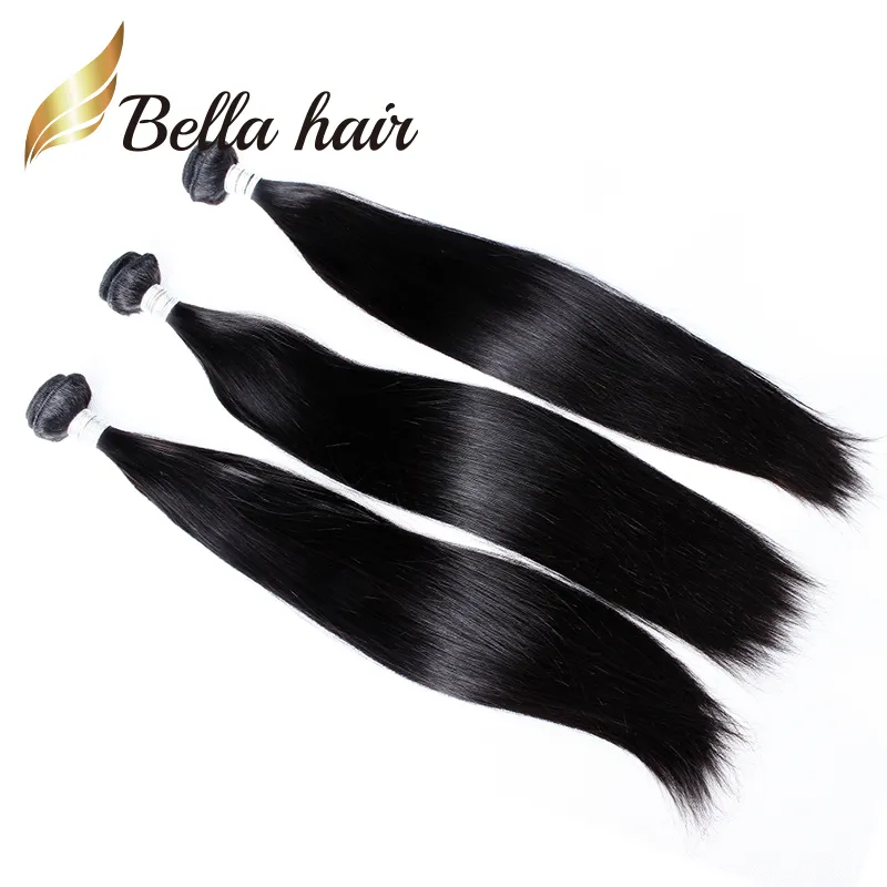 Bundles 100% 9a Brasilian Remy Virgin Human Hair Weft Silky Straight Natural Color Julienchina Bellahair