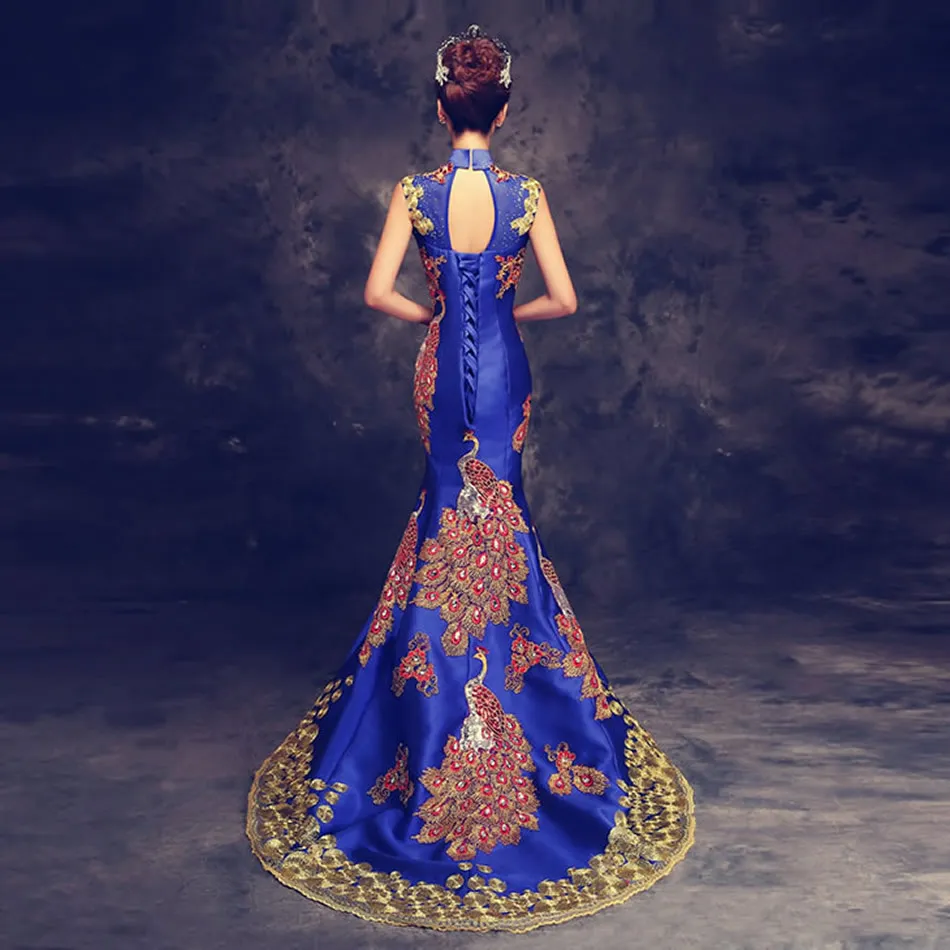 Oriental dress blue online