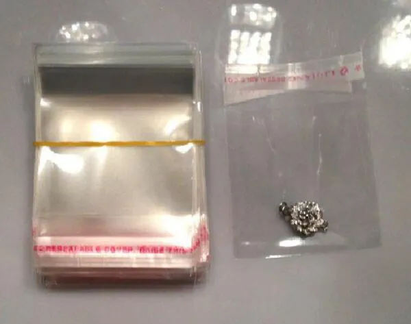 5x7 cm Limpar OPP Auto Adesiva Selo saco de plástico-Cola Resealable Poly sacos pequeno presente / embalagem De Jóias pouch