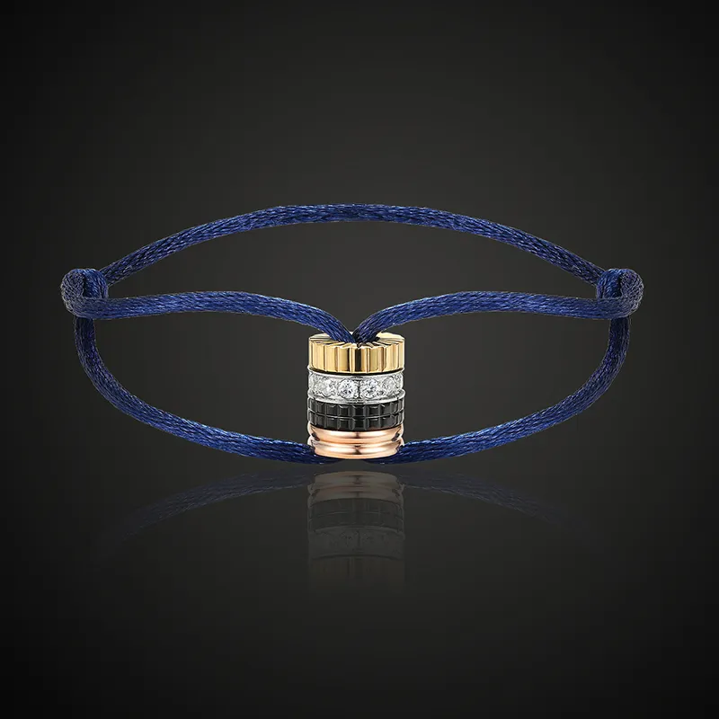 YaHan gioielli in acciaio inossidabile di lusso Boucheren diverse corde di seta realizzate a mano bracciale con anello in zircone a quattro colori fashi41357556150354