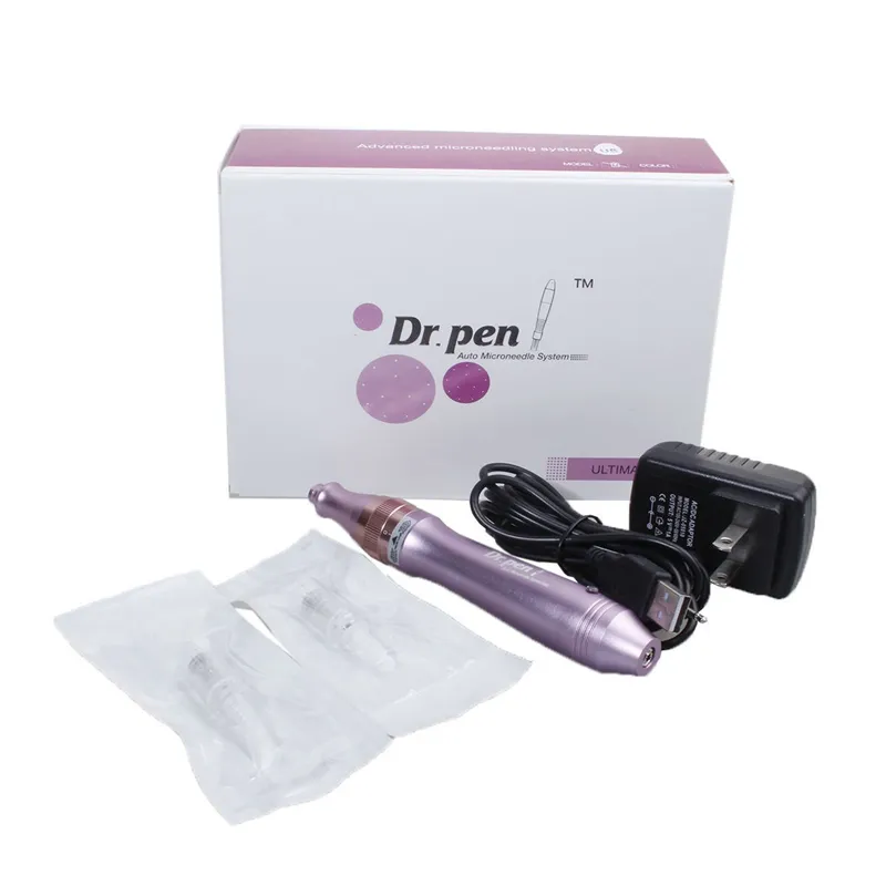 Uppladdningsbar Derma DR Pen M7-W M7W Trådlös Auto Micro Needle Justerbara patronlängder 0,25 mm-2,5 mm 5-hastighet elektrisk dermapen