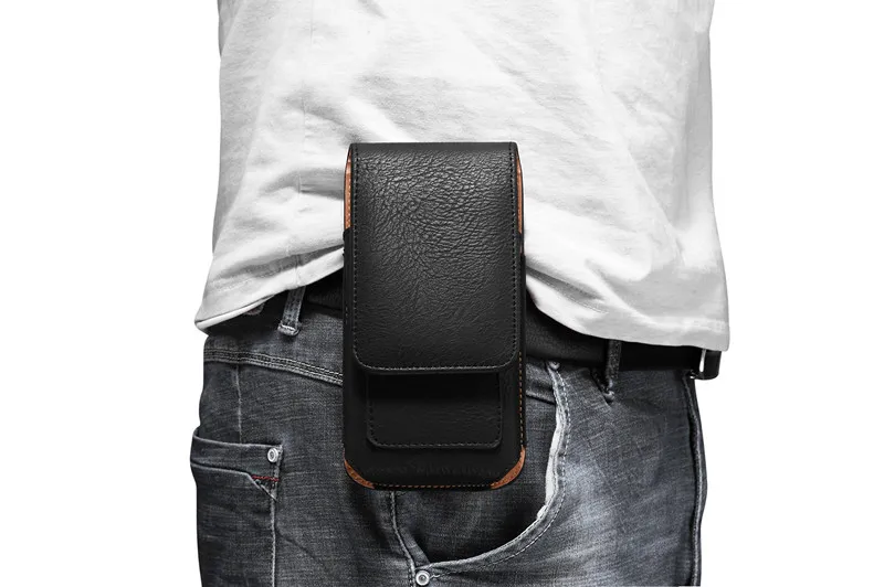 Universal vertical phone pouch belt clip holster waist bag hotsell