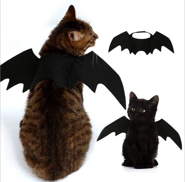 5 stks Grappige Katten Cosplay Kostuum Halloween Pet Bat Wings Cat Bat Kostuum Fit Party Dogs Katten Spelen Pet Accessoires Topkwaliteit