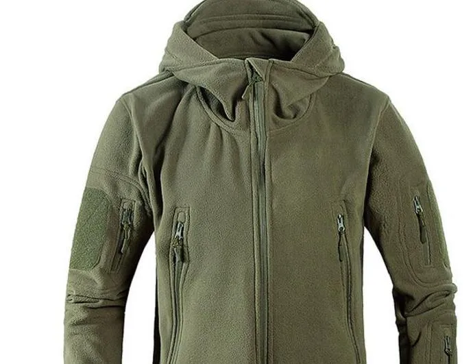 Men's military fleece clearance jacket