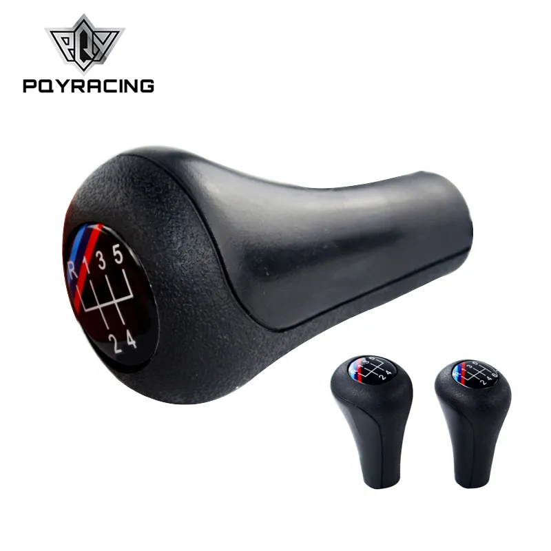 5 Velocidade 6 Speed ​​Car With Car With Shift Knob com M Logo para BMW 1 3 5 6 Série E30 E32 E34 E36 E38 E39 E46 E53 E60 E63 E83 E84 E90 E91 PQY-GSK83