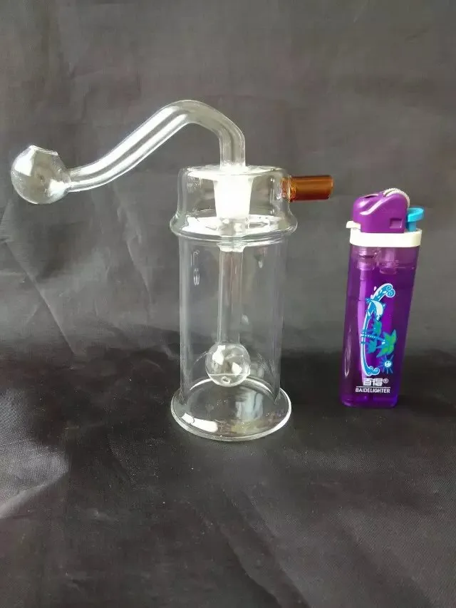 Large concave glass water bottle Wholesale Glass bongs Oil Burner Glass Water Pipes Oil Rigs Smoking Free