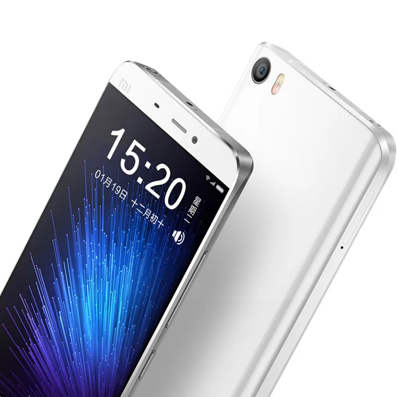 オリジナルXiaomi MI5 MI 5 4G LTE携帯電話4GB RAM 128GB ROM Snapdragon 820クワッドコアAndroid 5.15 "FHDスクリーン16.0mp NFC 3000mah指紋IDスマート携帯電話