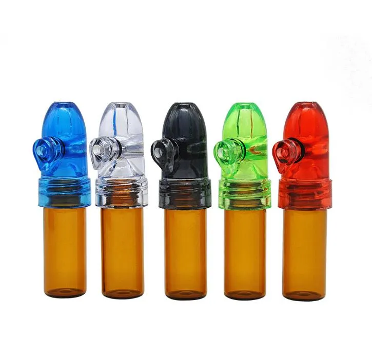 Bottiglia di tabacco da fiuto di plastica 67 mm bottiglia di conservazione del tubo di plastica di alta qualità