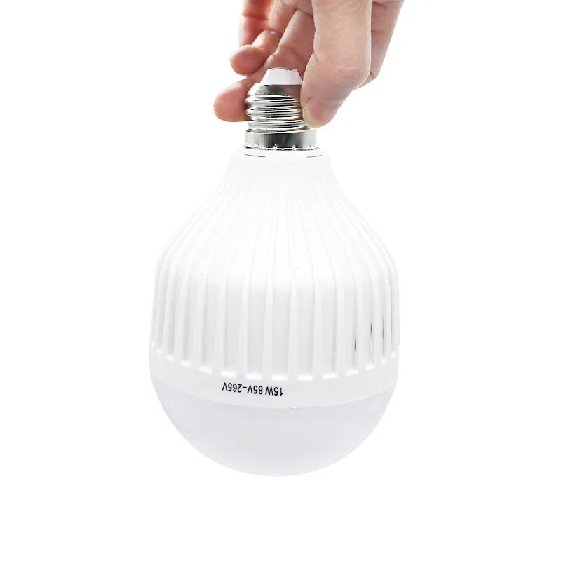 E27 15 W LED Smart Emergency Light LED Bulb Oplaadbare Batterijverlichting Lamp Buitenverlichting Bombillas Zaklamp