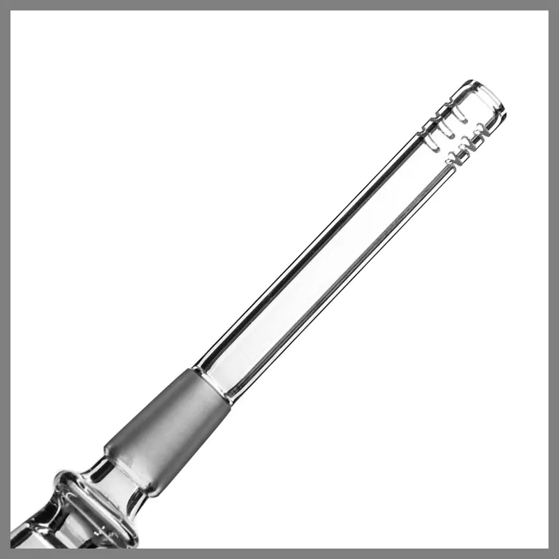 Acessórios para fumar Design humanizado de vidro do downstem com tigela 14mm macho tigela-free stem difuso cortes por atacado