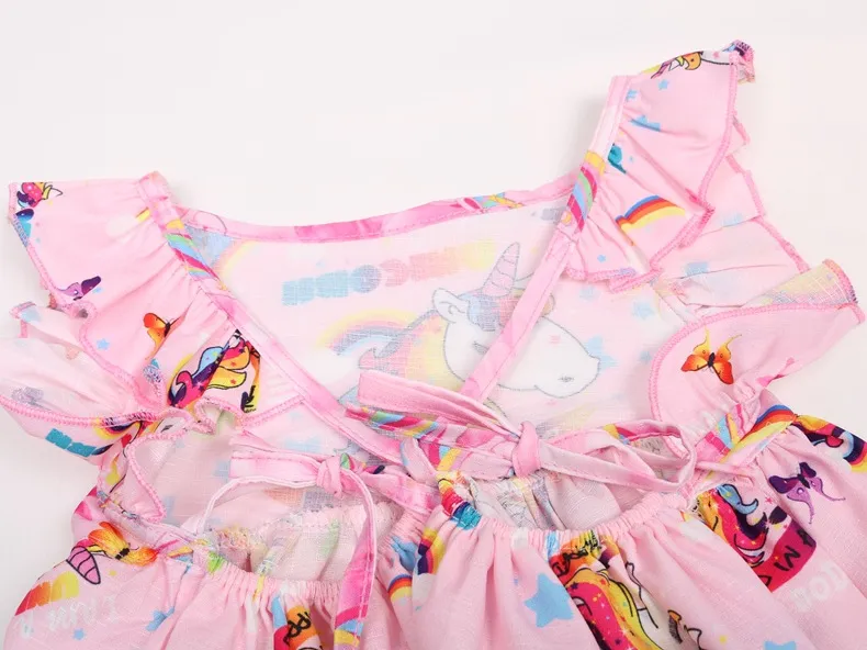 Girls Unicorn Dress: Premium Backless Summer Kids Dress - Shop ...
