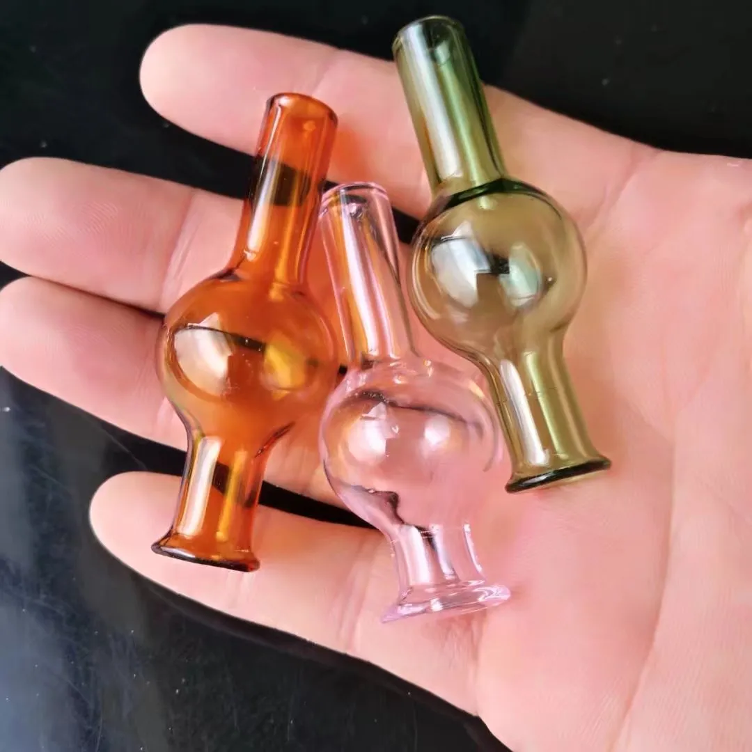 Tapa de calabaza de color, Venta al por mayor Bongs Tubos de quemador de aceite Tubos de agua Tubos de vidrio Plataformas petroleras Fumar