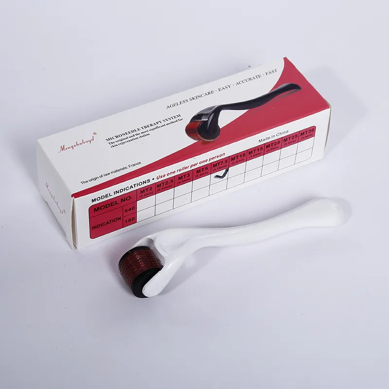 540 Micro иглы Derma микроиглы роликовые кожи Дерматология терапия микроиглы dermaroller внимательности кожи инструментов розничной коробке 0.3/0.5/0.75/1.0 мм