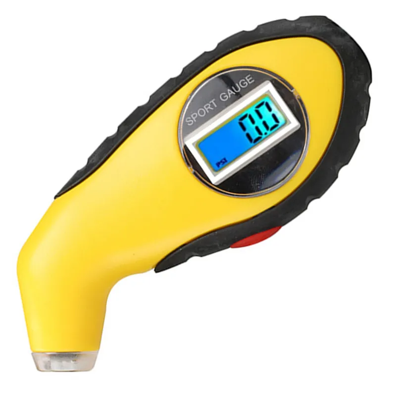 5.0-100PSI Digital LCD display backlight Tire Tyre Air Pressure Gauge Tester Tool For Auto Car Motorcycle PSI, KPA, BAR