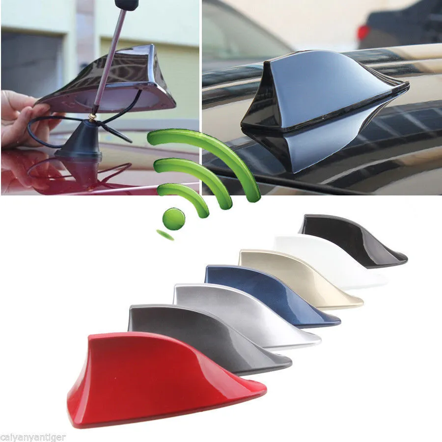 Neue 2 Stück Reflektierende Haifischflosse Antenne Autoaufkleber  Autozubehör Dekoration Aufkleber Universal Vinyl Aufkleber Von 1 €