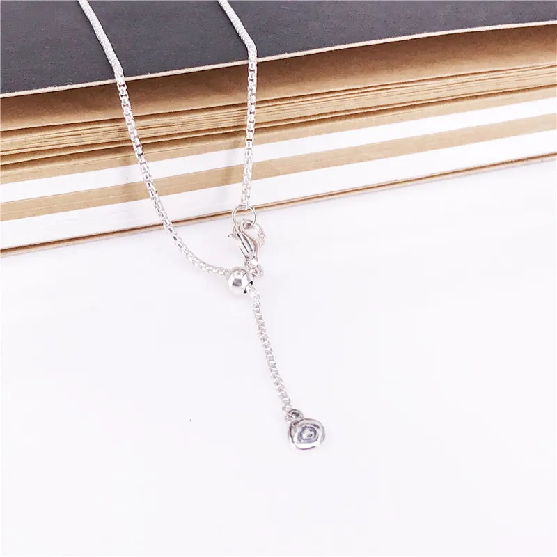 Boom of Love Ketting Authentiek 925 Sterling Zilver met Clear Cubic Zirconia DIY Fijne Sieraden Neclklace 396582NMX Ketting