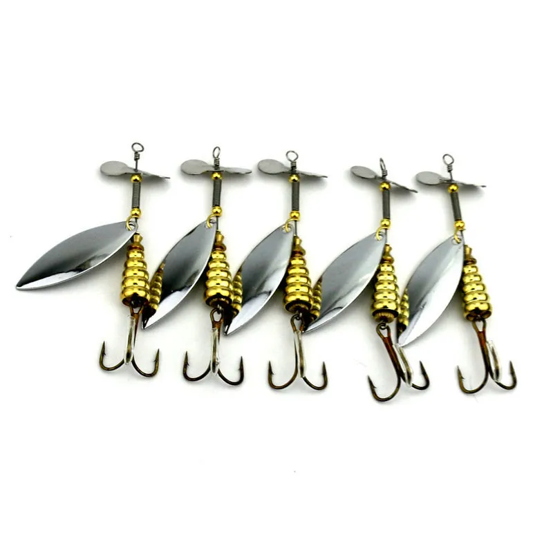 Metal Fishing Kit With Spinner Bait Lure, Spinners, Spinnerbaits