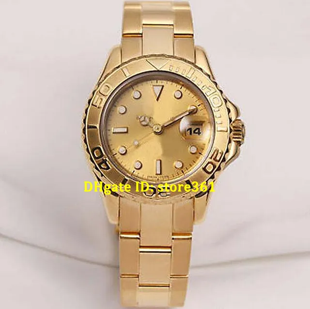 Luxury High Quality Wristwatches Womens Watch Lady Watches 69628 18K Yellow Gold 29mm