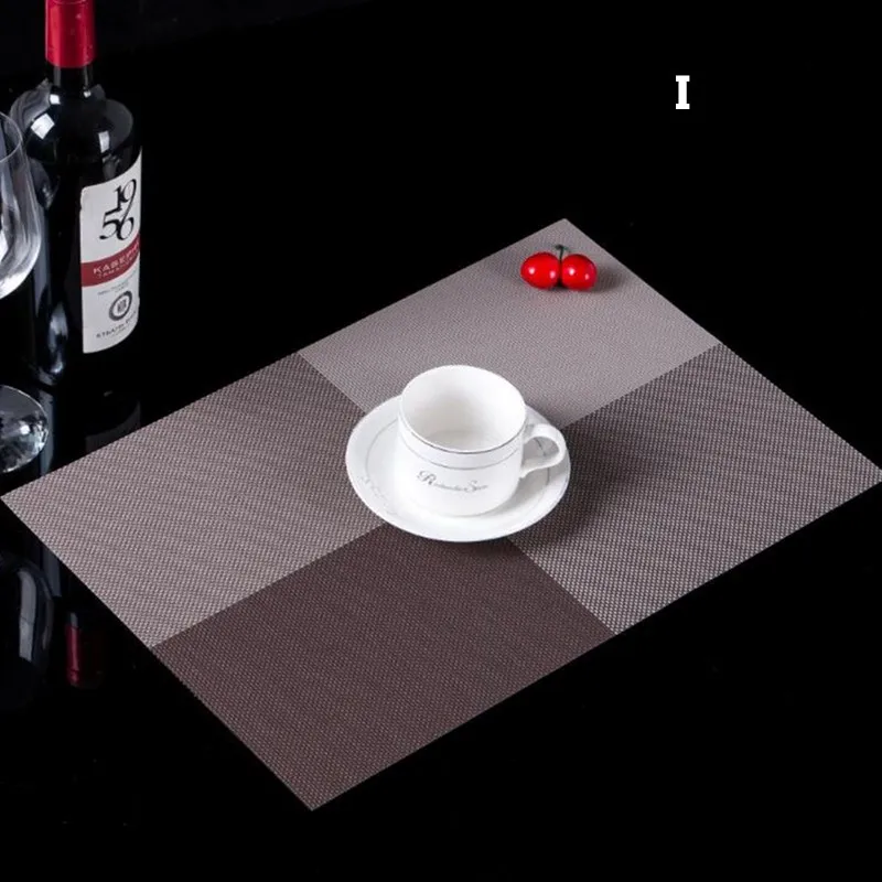 placemat fashion pvc dining table mat dise bowl pad waterproof pad slip-resistant placemat Table Decoration