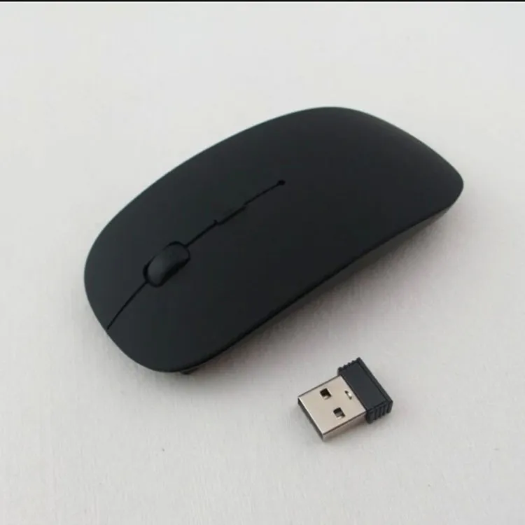 新しい1600 DPI USB Optical Wireless Computer Mouse 24G Receiver Super Slim Mouse for PC Laptop2063538