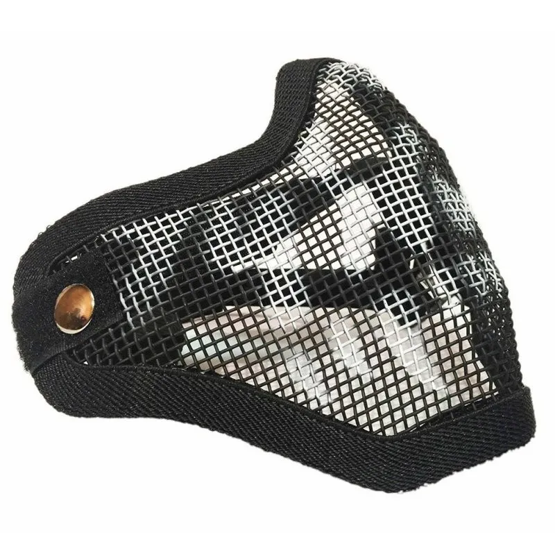 Tactisch Ghost Mesh Airsoft Masker Paintball Halfgelaatsbescherming Strike Style7878919