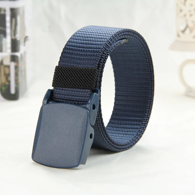 2018 Hot Sale Children Waistbands Fashion Kids Outdoor Nylon Canvas Belts Child Baby Boys Girls Plastic Buckle Waist Strap/Waistband 10Colo