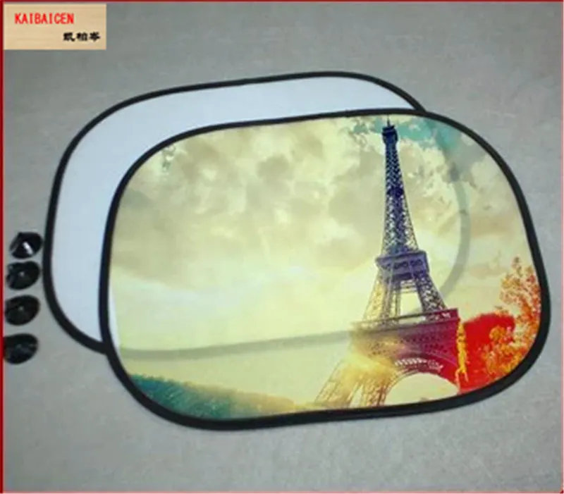 Fashion DIY Sublimation Blank Car Sun Shade For Heat Transfer Press Machine Windows Sunshade Car Sun Visors