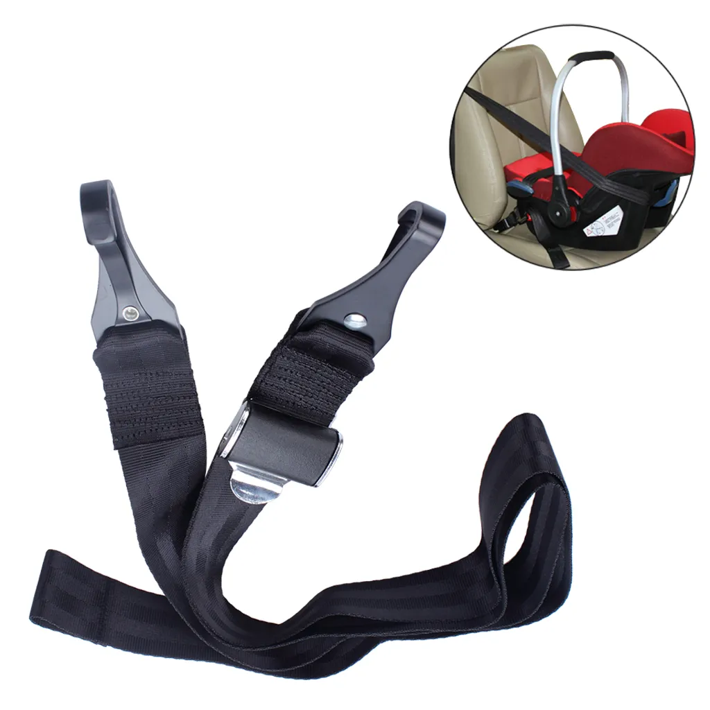 Universal Dual Hook ISOFIX Latch Seat Belt Strap For Car Baby Child Safety  Seat