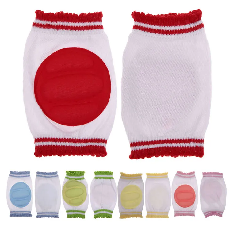 Baby Crawling Kne Pads Kids Kneecaps Cartoon Safety Cotton Knee Spads Protector Barn Korta Knepad Leg Warmers