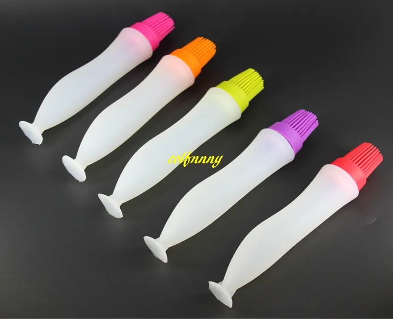 100 pçs / lote Escova de Espessamento de Silicone Escovas De Cozimento De Silicone Óleo Líquido Caneta Bolo Manteiga Pão Pastelaria Pincel De Cozimento Ferramenta