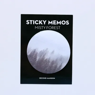 New Natural Dream Series Självhäftande Memo Pad Sticky Notes Pop Up Bookmark Note Skolkontor