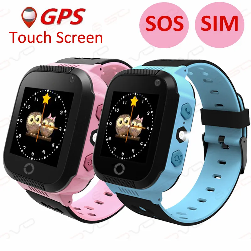 SOVO Q528 Y21 Touch Screen GPS Child Smart Watch With Camera Lighting Phone Location SOS Call Remote Monitor Pk Q50 Q90 Q100