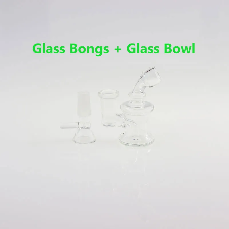 卸売3.3インチミニガラスボン14ミリメートルの女性ジョイントのフリーガラスボウルの安い小さなバブラーガラスの水管オイルリグ