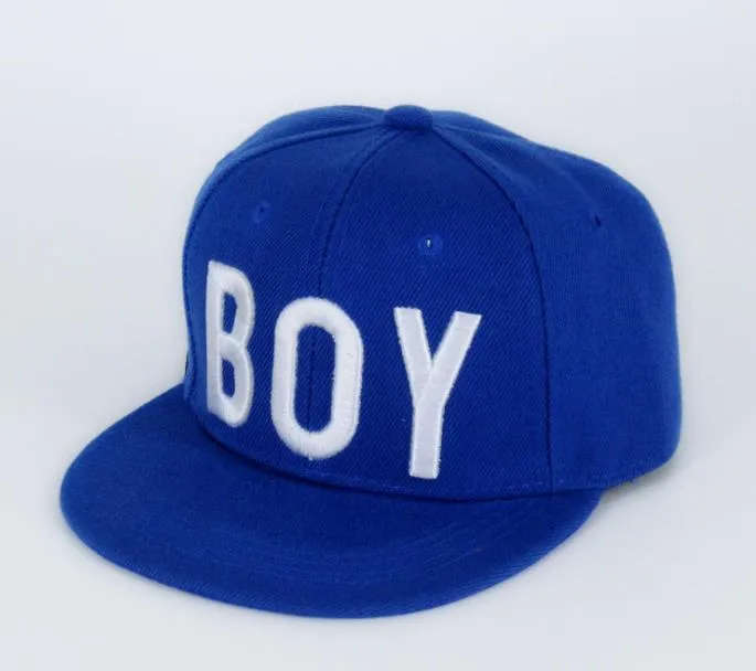 Bambini ragazza ragazzo berretto bianco bambini cappello berretto regolabile moda HIPHOP copricapo magico blu rosso nero 3Y-8Y