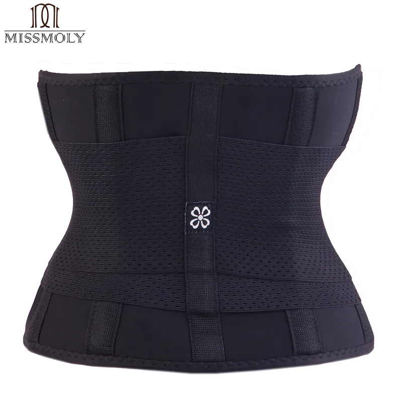 Miss Moly Womens Extra Firm Control Waist Traner Shapewear Tummy Control  Underbust Corset Belt Plus Size Black S-3XL