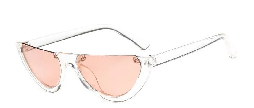 2018 NUOVI occhiali da sole a mezza montatura da donna Cat Eye Occhiali da sole vintage firmati da donna donna 10 pezzi / lotto