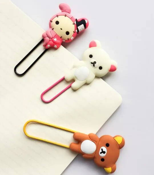2018 Cute Large Rilakkuma Chicken Youyou Rabbit Paper Clip Bookmark Folder Office & School Supplies Desk Accessories
