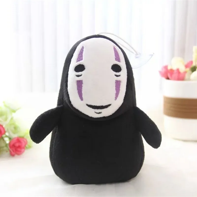 15cm La città incantata Uomo senza volto Peluche No Face Ciondolo Fantasma Kaonashi Peluche ripiene Giocattoli Bambola bambini Regalo bambini LA074