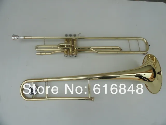 Aazon.co: Brand New Bb Ini Trobone W/Case And Outhpiece- Gold