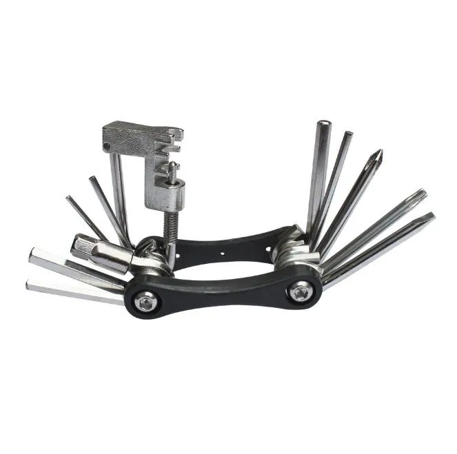 Bike Multi Tools 11in1 Naprawa rowerowa Zestaw do naprawy rowerów Zestaw narzędzi do naprawy Wrench Łańcuch Wękwokrętowy Narzędzie Multifunction