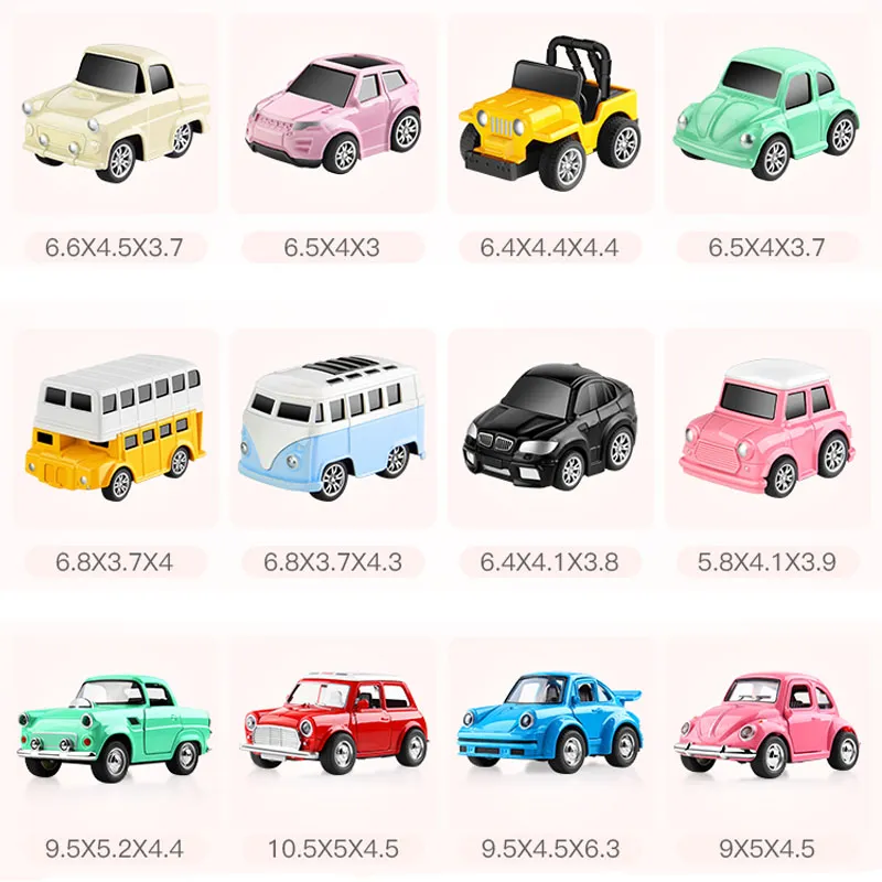 Araba tarzı renkli çocuk arabalar oyuncak geri çekin model araba doğum günü hediyesi eğitim oyuncakları çocuklar için erkekler