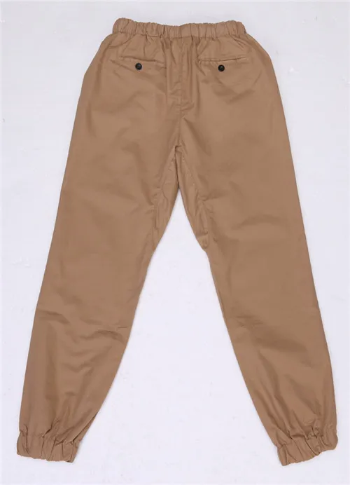 Mens Cotton Jogger Pants Casual Solid Sweatpants With Drawstring Khaki Black Gray Regular Fit Full Length Sizes M 4XL From Makaylashop 29.55 DHgate.Com