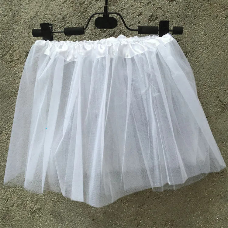 Varm försäljning ren färg barn bubbla kjol tjejer spets prinsessa kjol ballett utföra dans kjol t3i0198