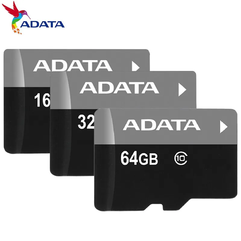 ADATA 256GB 128GB 64GB 32GB 클래스 10 TF 플래시 메모리 C10 카드 + SD 어댑터 소매 패키지 2018 TOP 10 베스트셀러